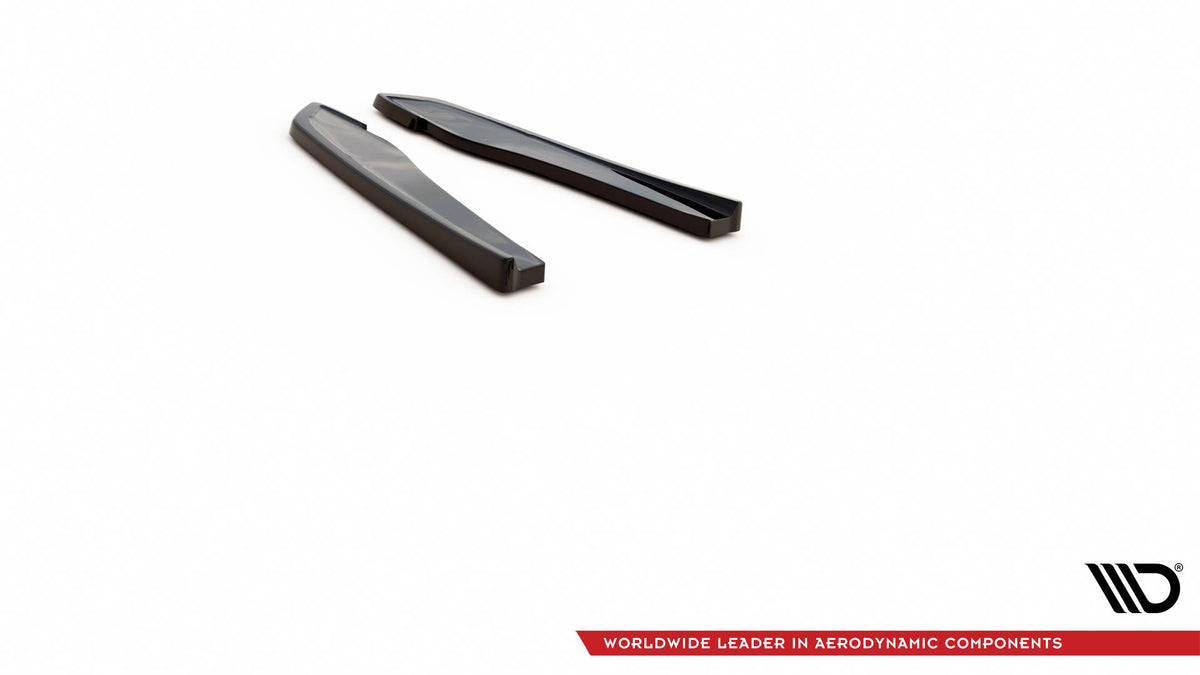 Heck Ansatz Flaps Diffusor passend für Audi RS5 F5 Facelift schwarz Hochglanz – Ansicht 6