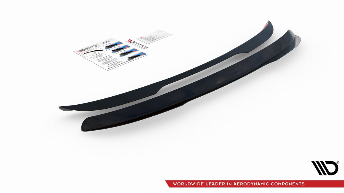 Heckspoiler Lippe Ford Mondeo Kombi Mk5 Facelift schwarz Hochglanz – Ansicht 6