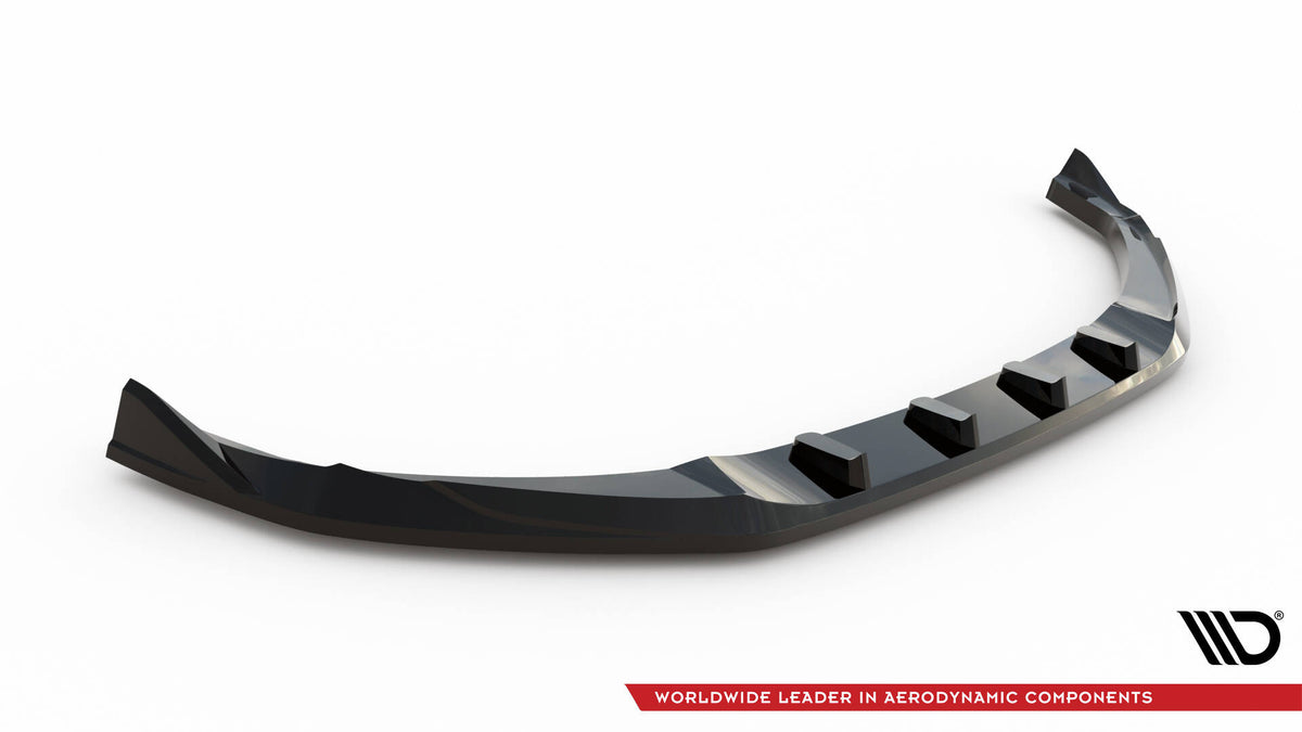Street+ Spoilerlippe Front Ansatz V.1 passend für Hyundai Tucson N-Line Mk4 schwarz Hochglanz – Ansicht 5