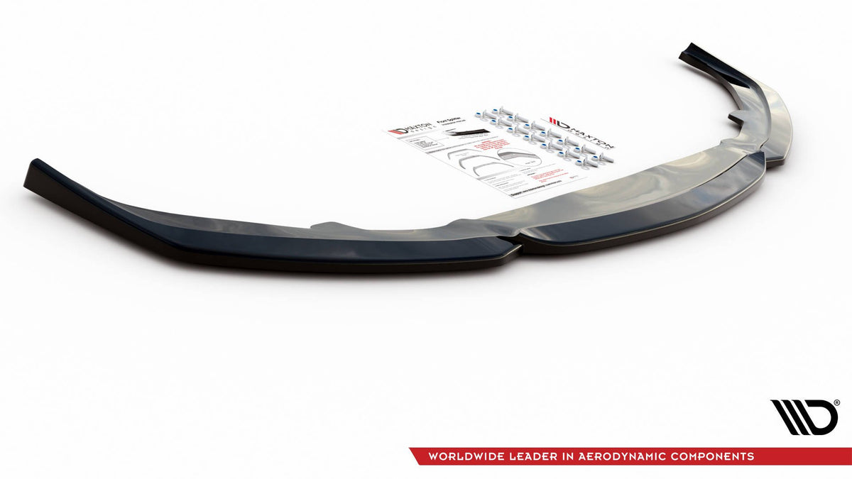 Street+ Spoilerlippe Front Ansatz V.2 passend für Lexus IS F Mk2 schwarz Hochglanz – Ansicht 8