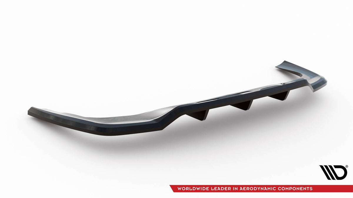 Street+ Mittlerer Diffusor RACE passend für Mercedes-Benz GLC Coupe AMG-Line C254 schwarz Hochglanz – Ansicht 8