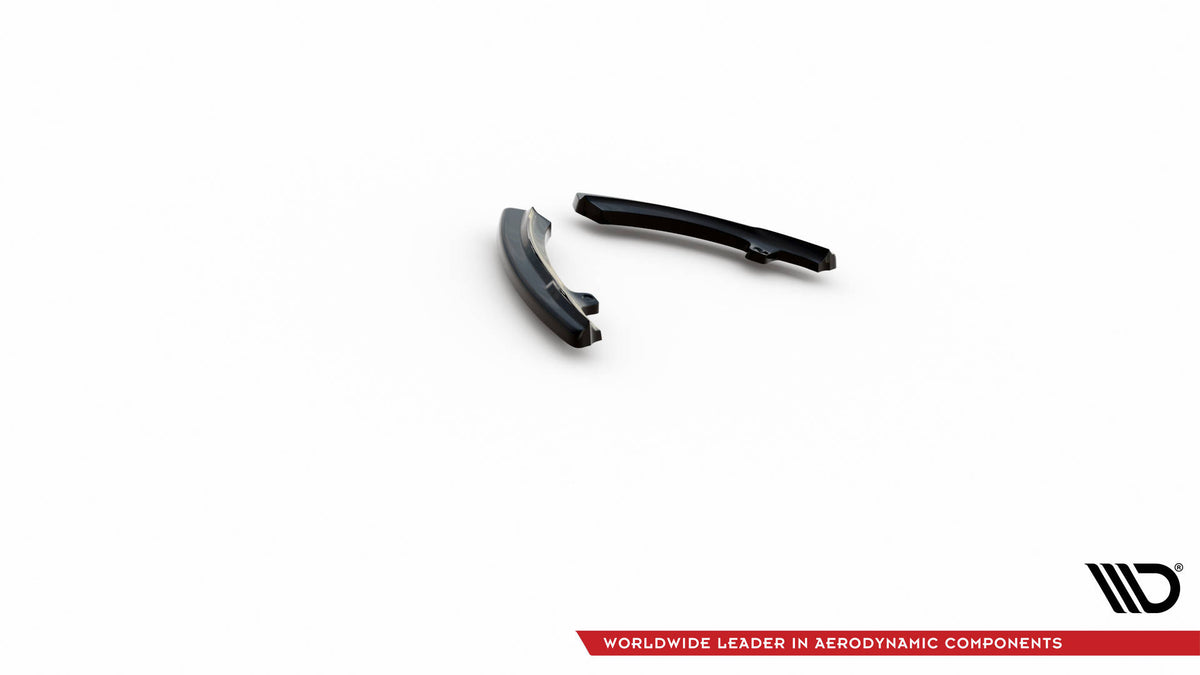 Heck Ansatz Flaps Diffusor passend für Mazda 3 Mk3 schwarz Hochglanz – Ansicht 6