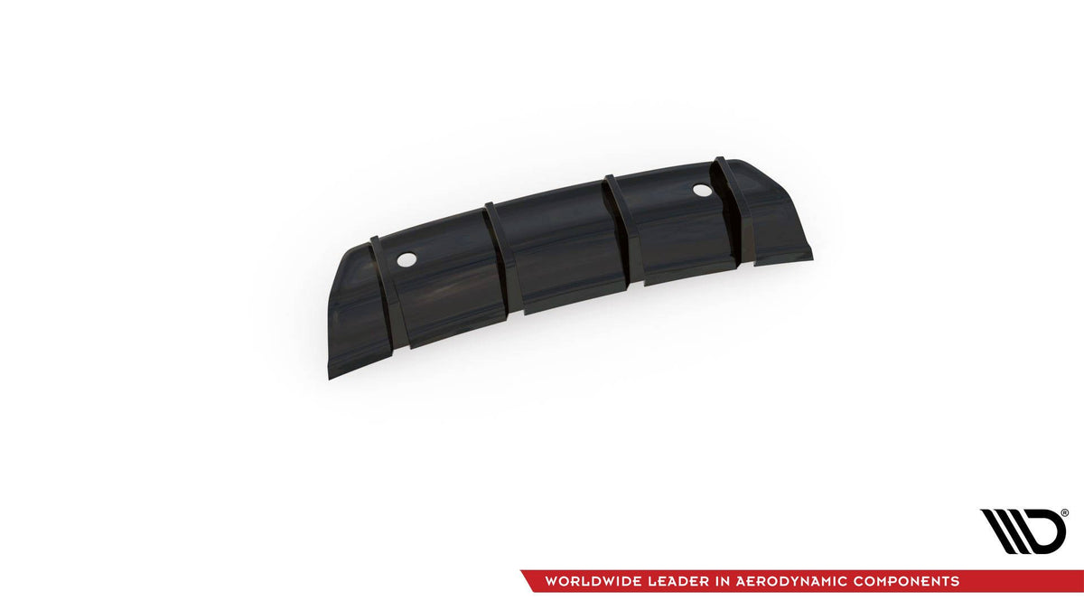 Diffusor Heck Ansatz passend für Volvo V40 R-design schwarz Hochglanz – Ansicht 5