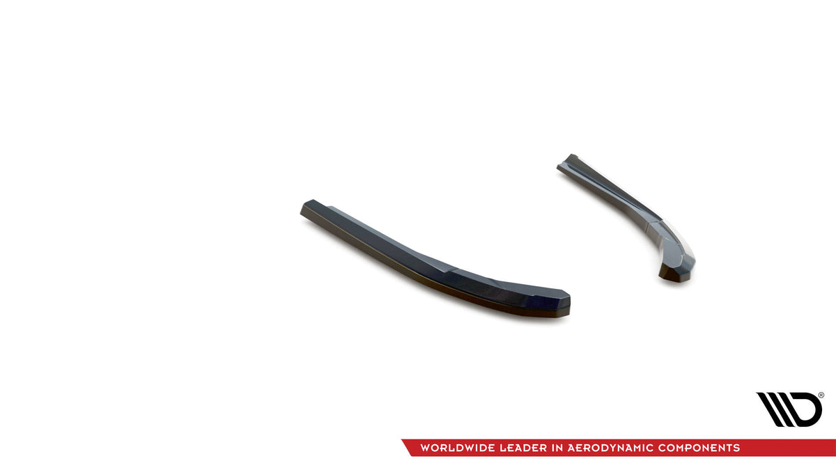 Heck Ansatz Flaps Diffusor V.1 passend für BMW 4er Gran Coupe M-Paket G26 schwarz Hochglanz – Ansicht 5
