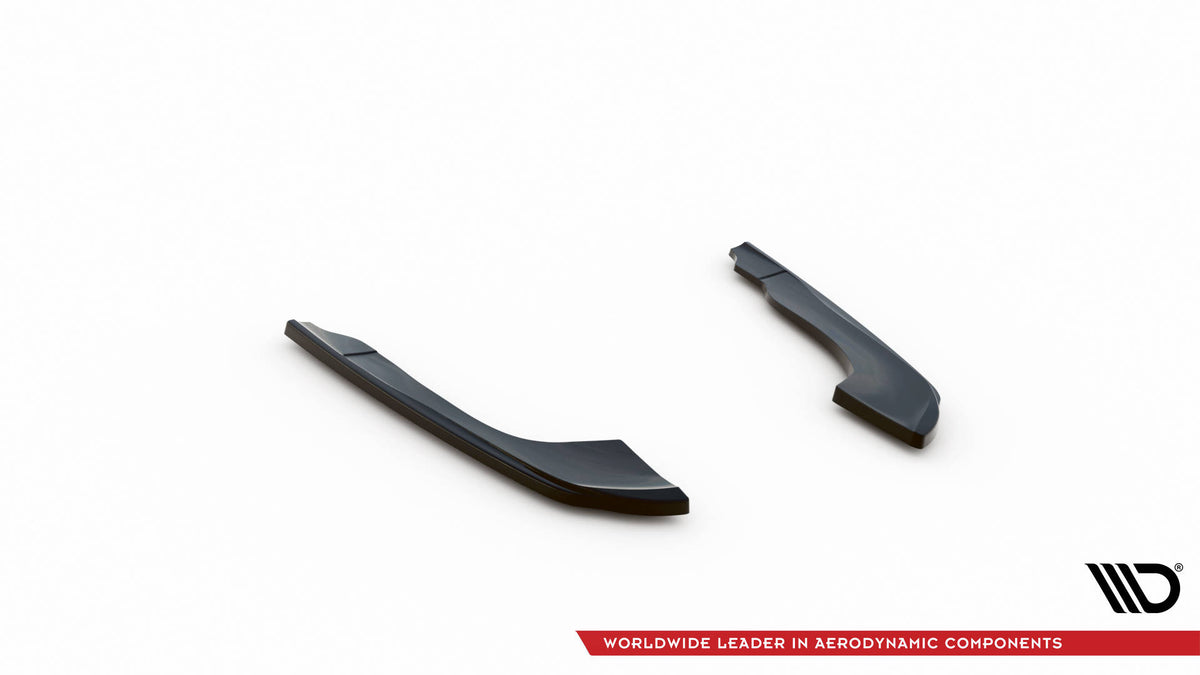Heck Ansatz Flaps Diffusor V.2 passend für Kia Optima Mk4 Facelift schwarz Hochglanz – Ansicht 6