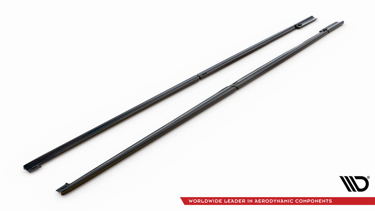 Street+ Seitenschweller Leisten passend für V.1 passend für Mercedes-Benz V-Klasse Extra Long AMG-Line W447  schwarz Hochglanz – Ansicht 9