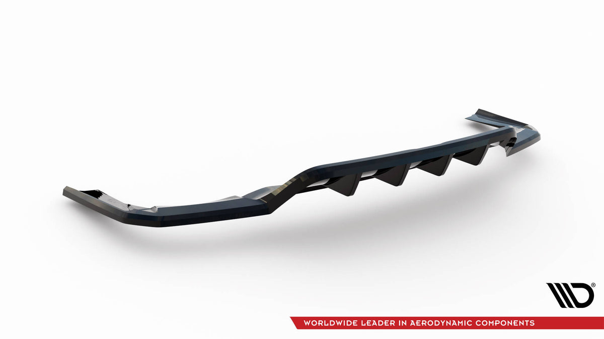 Street+ Mittlerer Diffusor RACE passend für Maserati Levante Trofeo Mk1 schwarz Hochglanz – Ansicht 7