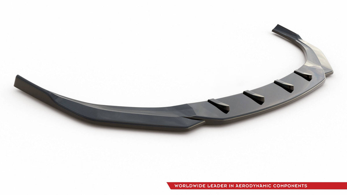 Street+ Spoilerlippe Front Ansatz V.4 passend für Hyundai I30 N Mk3 Hatchback/ Fastback schwarz Hochglanz – Ansicht 5
