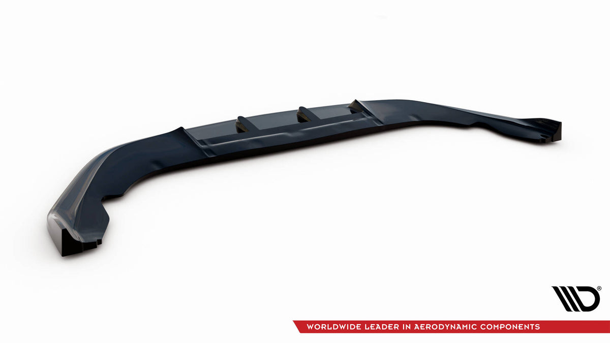 Street+ Spoilerlippe Front Ansatz V.2 passend für Maserati Granturismo Mk1 Facelift schwarz Hochglanz – Ansicht 5