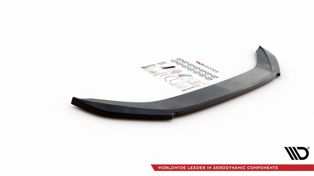 Street+ Spoilerlippe Front Ansatz passend für VW Up GTI schwarz Hochglanz – Ansicht 4