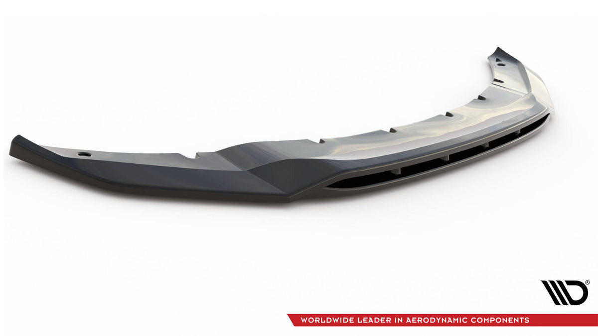 Street+ Spoilerlippe Front Ansatz V.2 passend für BMW X5 M-Paket F15 schwarz Hochglanz – Ansicht 5