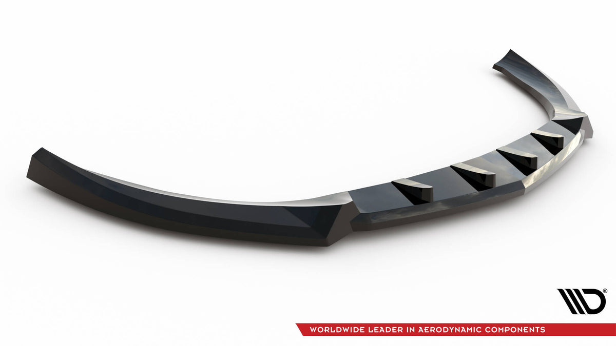 Street+ Spoilerlippe Front Ansatz V.2 passend für Mercedes-Benz CLA C118 schwarz Hochglanz – Ansicht 5