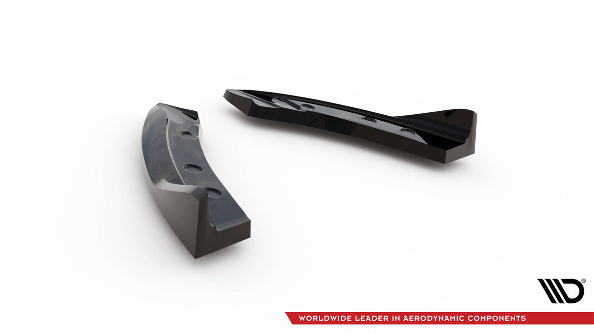 Heck Ansatz Flaps Diffusor passend für BMW Z4 E89 schwarz Hochglanz – Ansicht 6