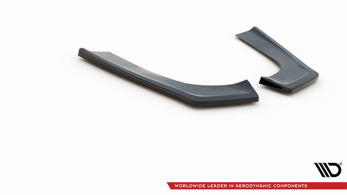Heck Ansatz Flaps Diffusor passend für Mercedes-Benz CLA  AMG-Line X118 schwarz Hochglanz – Ansicht 6