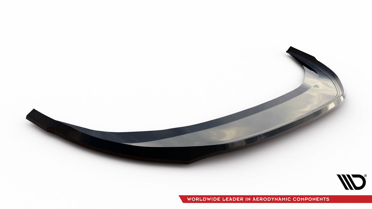 Street+ Spoilerlippe Front Ansatz V.1 passend für VW Passat B9 schwarz Hochglanz – Ansicht 5