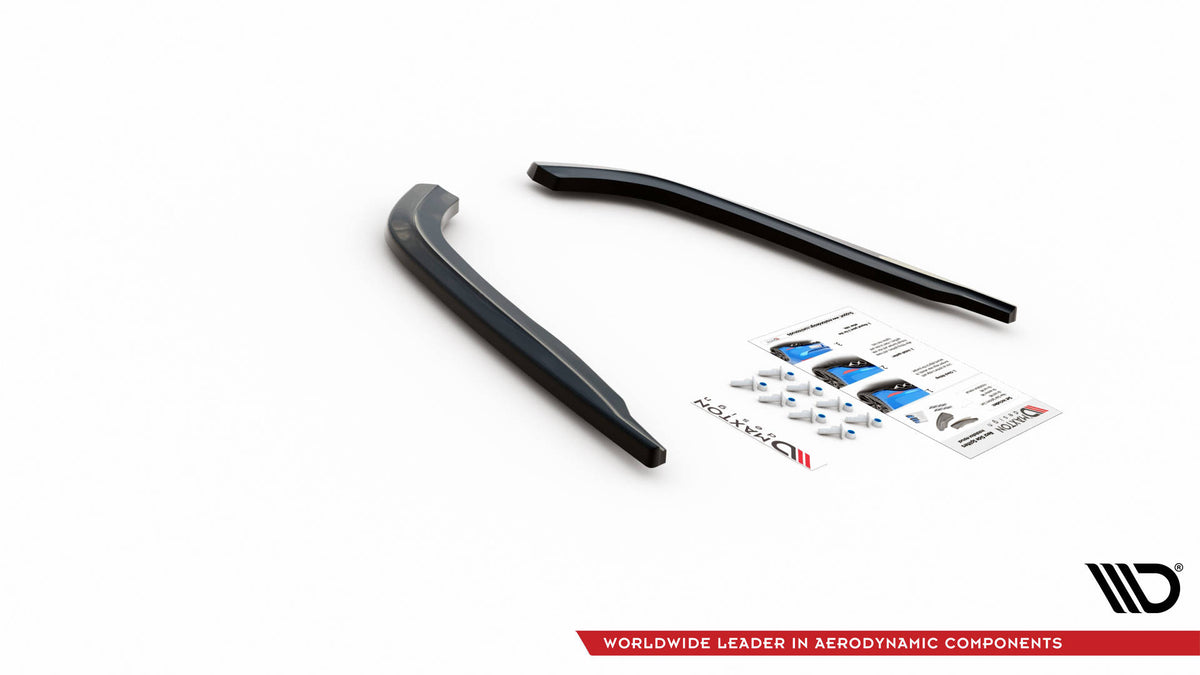 Heck Ansatz Flaps Diffusor passend für BMW 5er G30 / G31 schwarz Hochglanz – Ansicht 6