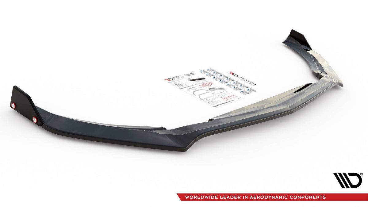 Street+ Spoilerlippe Front Ansatz V.3 + Flaps passend für Mercedes-AMG A 45 S Aero Pack W177 – Ansicht 4