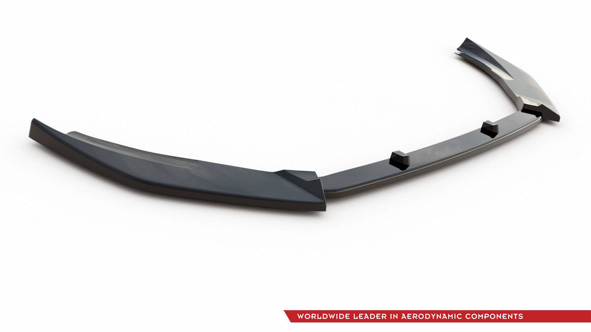 Street+ Spoilerlippe Front Ansatz V.7 passend für Ford Fiesta Mk8 ST / ST-Line schwarz Hochglanz – Ansicht 5