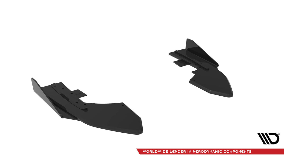 Street Pro Heck Ansatz Flaps Diffusor + Flaps passend für Audi RS3 Limousine 8V Facelift schwarz Hochglanz – Ansicht 5