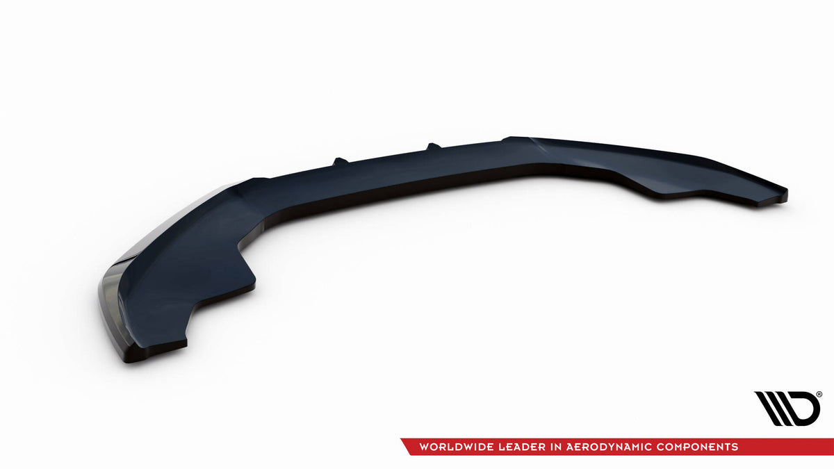 Street+ Spoilerlippe Front Ansatz V.1 passend für Audi A4 Competition B8 Facelift schwarz Hochglanz – Ansicht 6