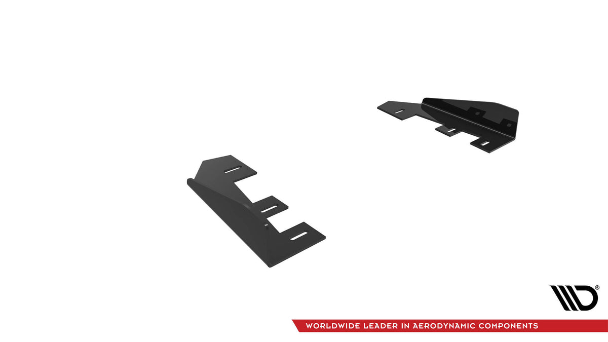 Hintere Seiten Flaps passend für BMW 2 Coupe G42 schwarz Hochglanz – Ansicht 5
