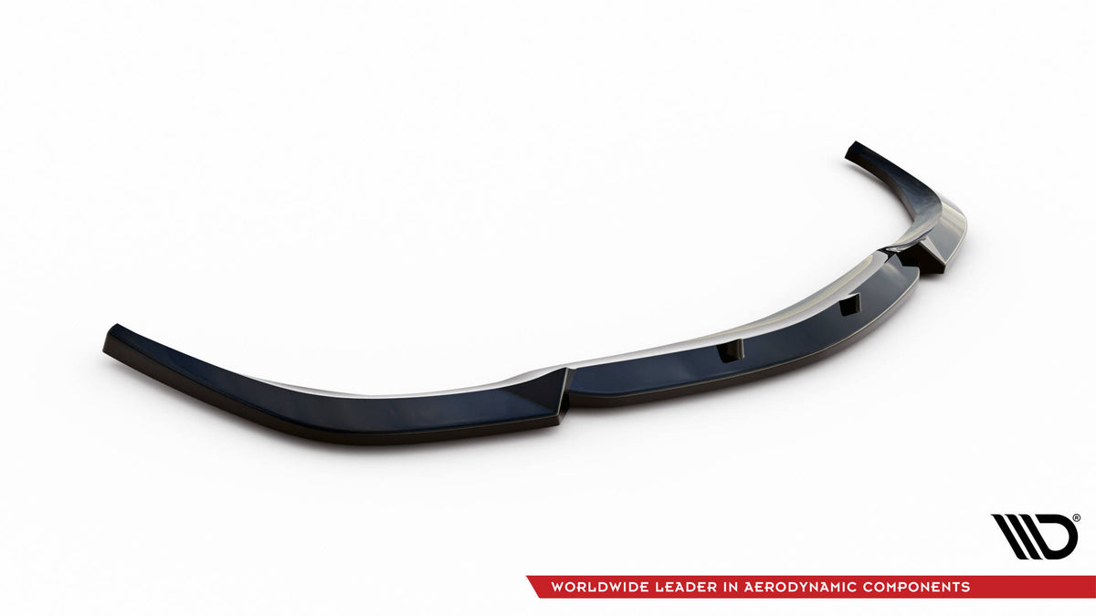 Street+ Spoilerlippe Front Ansatz V.2 passend für Mercedes-Benz CLK W209 schwarz Hochglanz – Ansicht 5