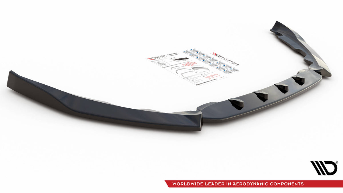 Street+ Spoilerlippe Front Ansatz passend für Ford Mondeo Mk5 schwarz Hochglanz – Ansicht 4