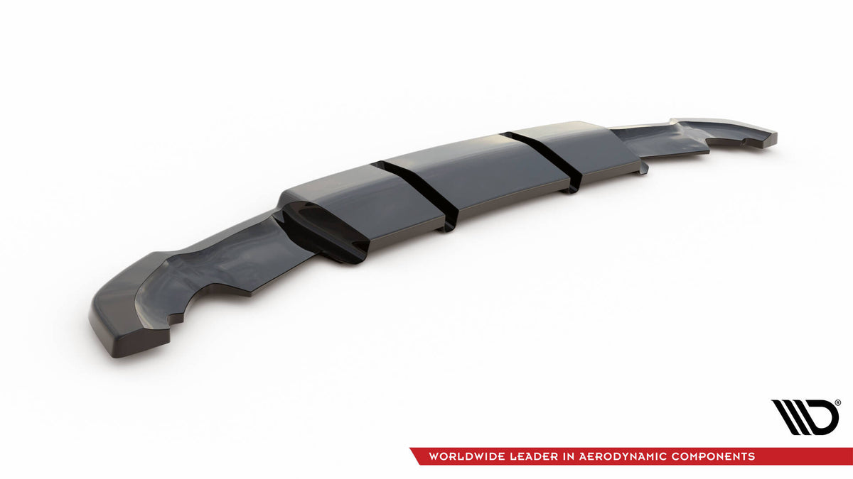 Street+ Mittlerer Diffusor RACE passend für Renault Clio RS Mk4 schwarz Hochglanz – Ansicht 7