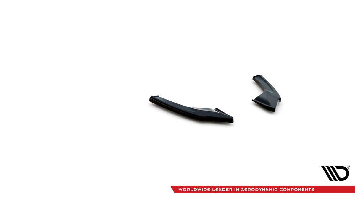 Heck Ansatz Flaps Diffusor V.2 passend für VW Golf GTI Clubsport Mk8 Facelift schwarz Hochglanz – Ansicht 5