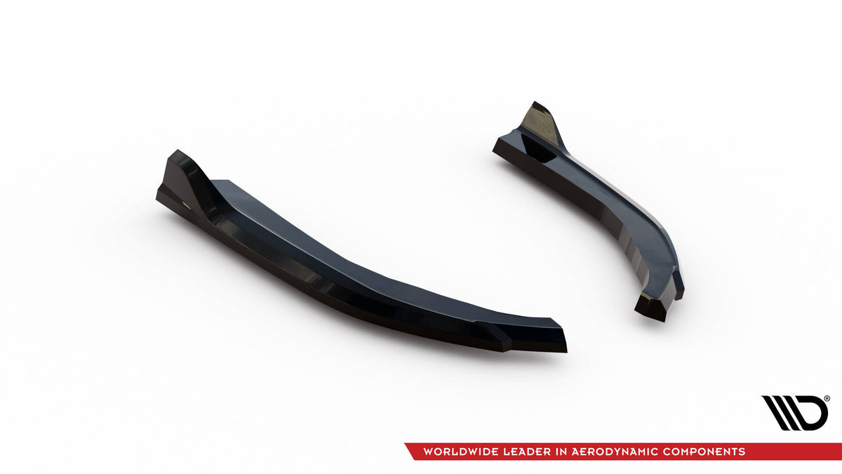 Heck Ansatz Flaps Diffusor passend für BMW 3er Limousine / Touring G20 / G21 Facelift schwarz Hochglanz – Ansicht 5
