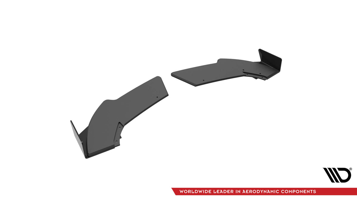Street Pro Heck Ansatz Flaps Diffusor + Flaps passend für Mercedes-Benz A 45 AMG W176 Facelift schwarz Hochglanz – Ansicht 5
