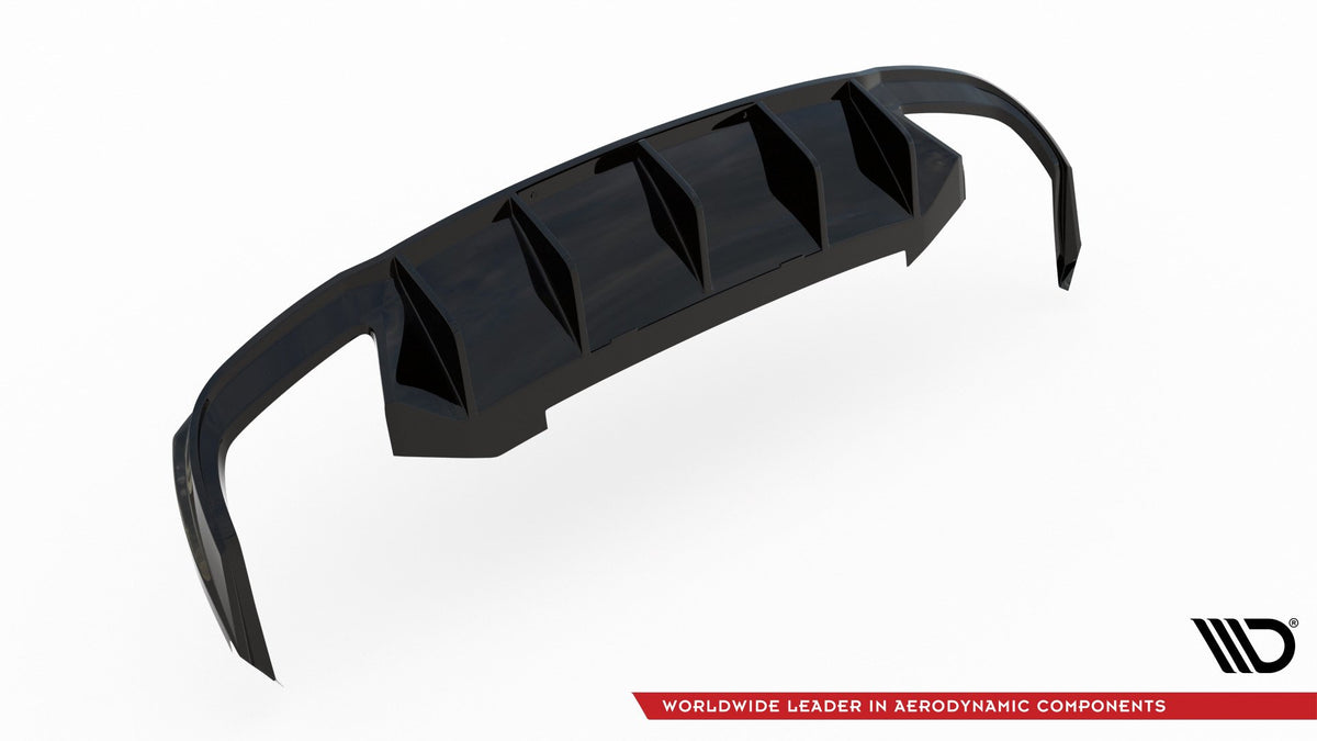 Diffusor Heck Ansatz V.2 passend für Skoda Octavia RS Mk3 / Mk3 FL Hatchback / Kombi – Ansicht 7