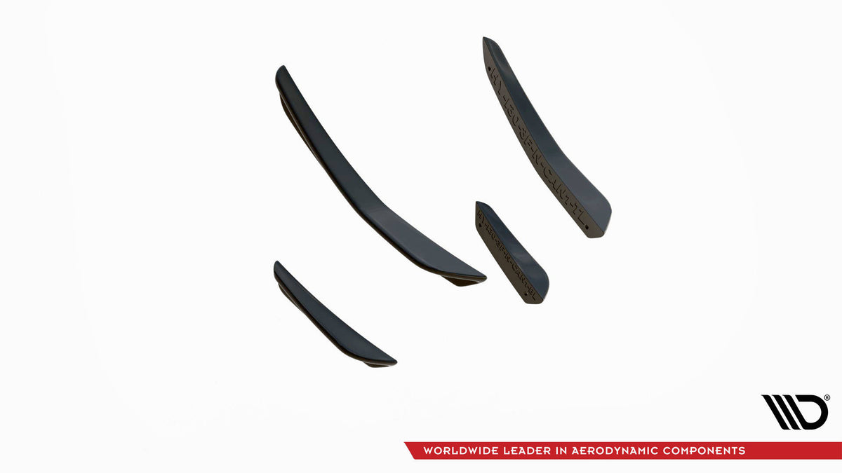 Stoßstangen Flaps Wings vorne Canards passend für Hyundai I30 N / I30 N-Line Hatchback/Fastback Mk3 Facelift – Ansicht 7