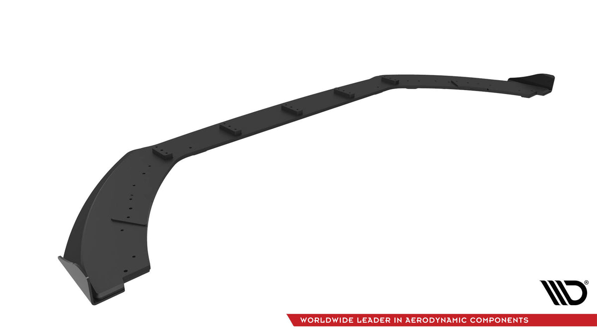 Street Pro Street+ Spoilerlippe Front Ansatz + Flaps passend für Ford Fiesta ST Mk8 Facelift schwarz Hochglanz – Ansicht 7