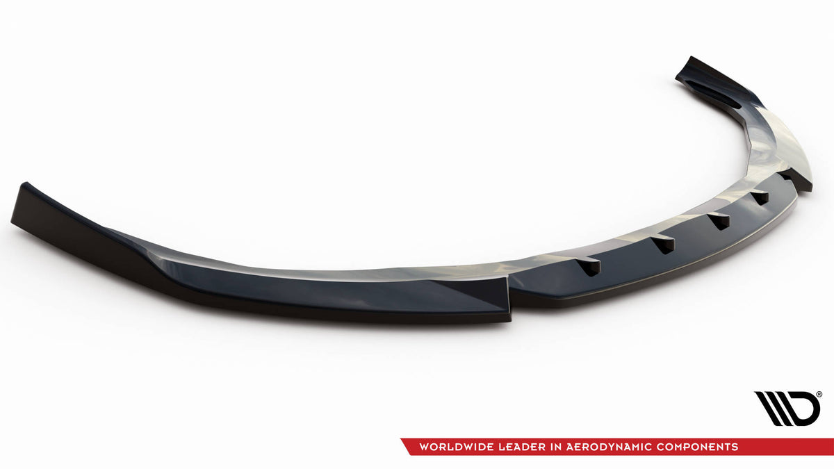 Street+ Spoilerlippe Front Ansatz V.2 passend für Porsche Panamera / Panamera Diesel 970 schwarz Hochglanz – Ansicht 5