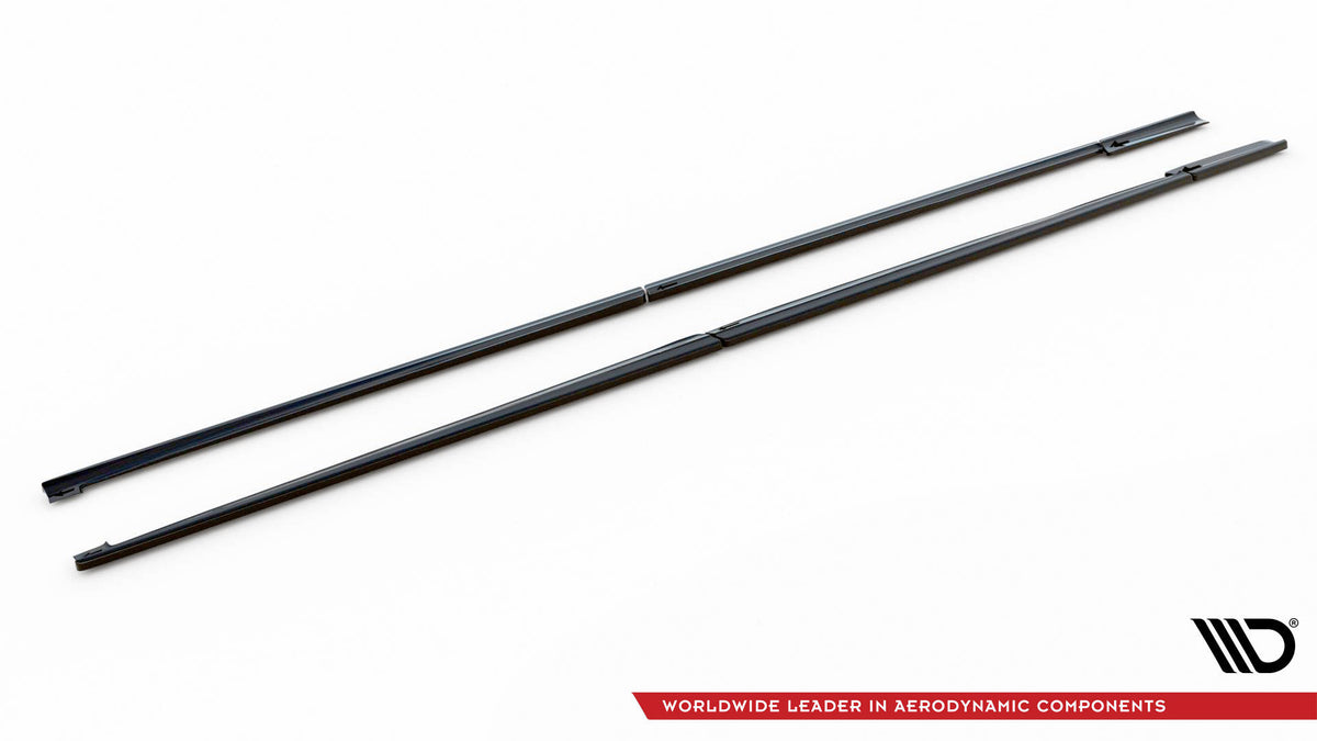Street+ Seitenschweller Leisten passend für V.1 passend für Mercedes-Benz V-Klasse Extra Long AMG-Line W447  schwarz Hochglanz – Ansicht 8