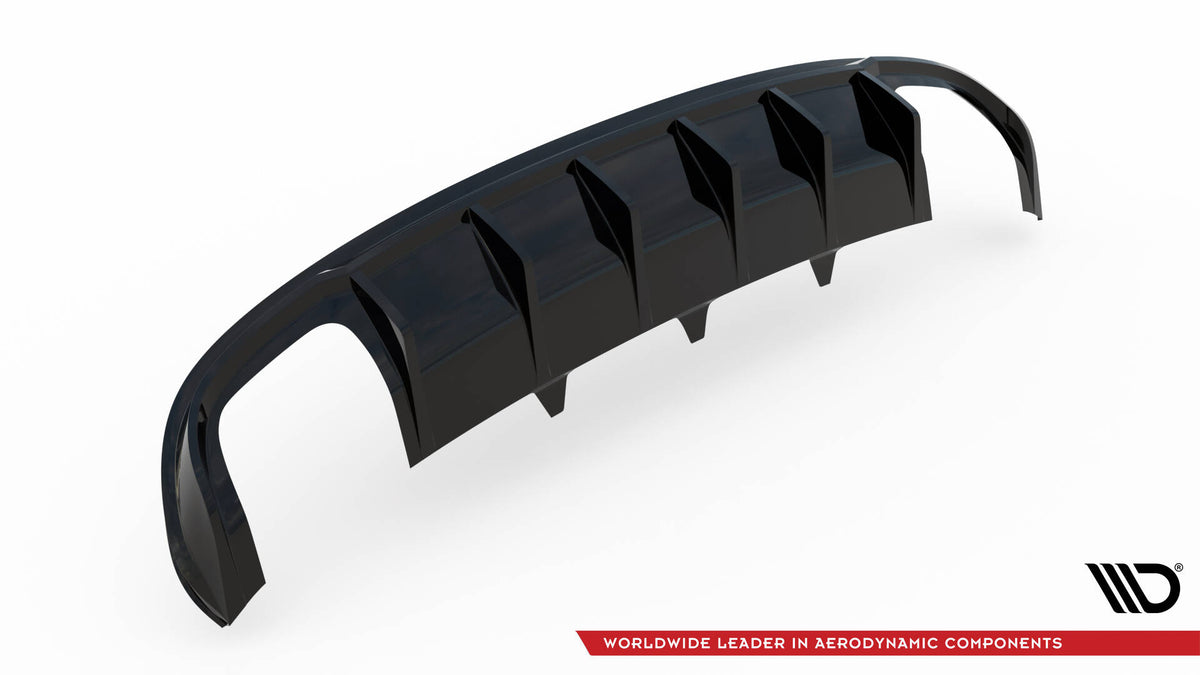 Diffusor Heck Ansatz passend für Audi S4 Limousine / Avant B8 – Ansicht 7