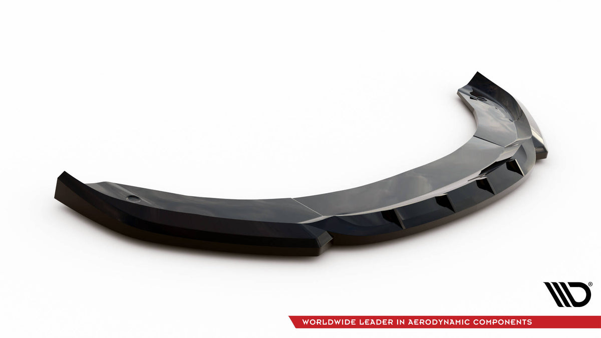 Street+ Spoilerlippe Front Ansatz V.2 passend für Alfa Romeo Tonale Mk1 schwarz Hochglanz – Ansicht 5