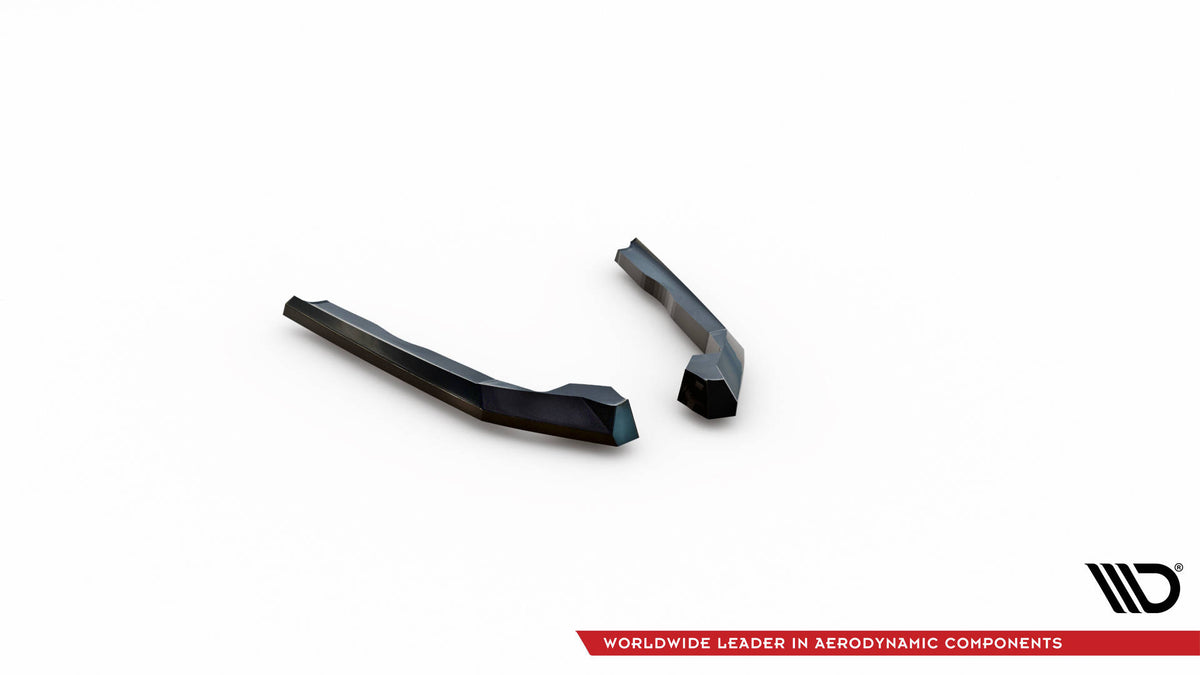 Heck Ansatz Flaps Diffusor V.1 passend für BMW 2 Coupe G42 schwarz Hochglanz – Ansicht 5