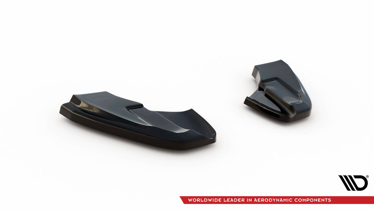 Heck Ansatz Flaps Diffusor passend für Ford Fiesta ST / ST-Line / Zetec S Mk7 FL schwarz Hochglanz – Ansicht 5