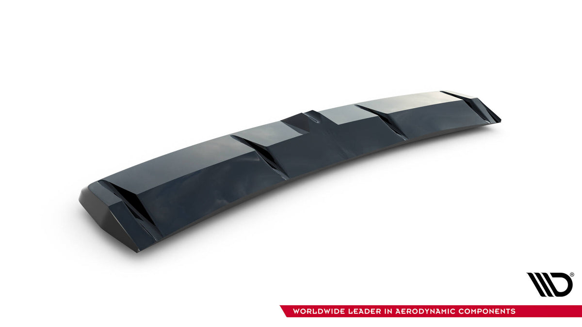 Mittlerer Diffusor Heck Ansatz DTM Look passend für Hyundai Elantra N Mk7 schwarz Hochglanz – Ansicht 6
