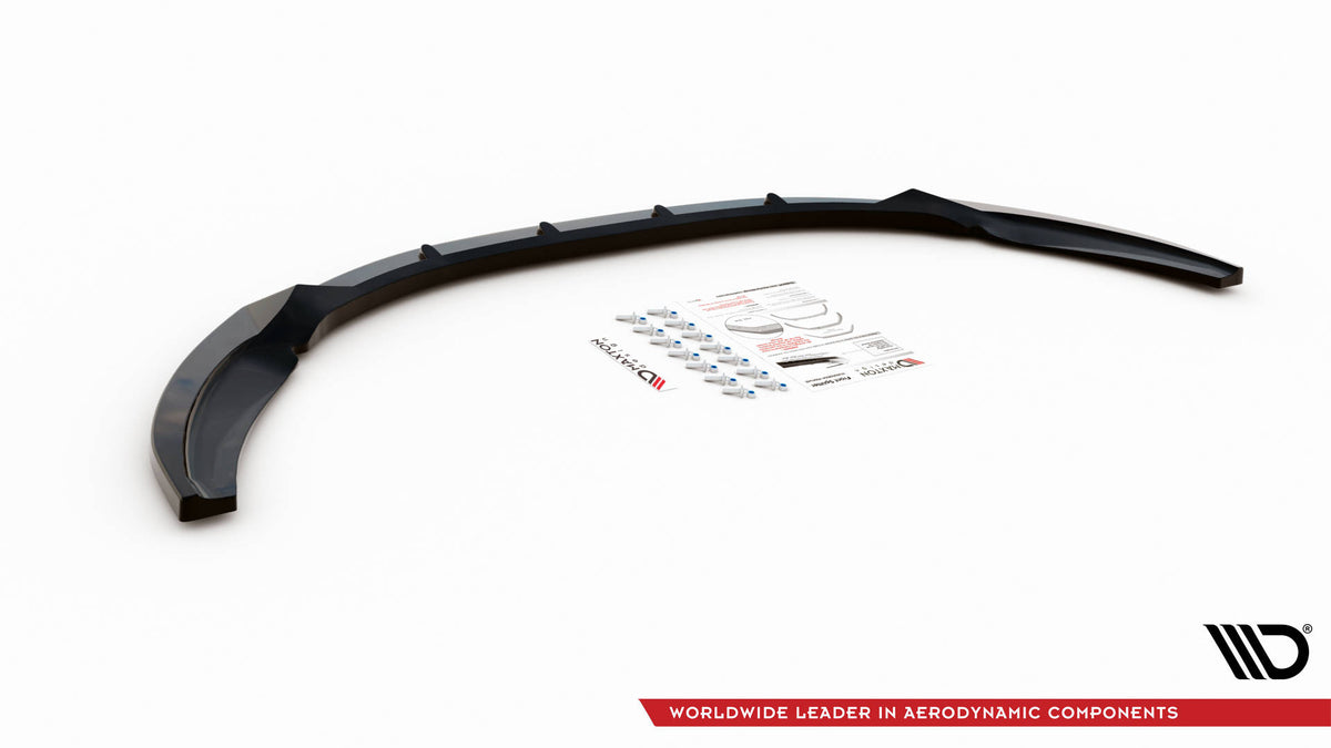 Street+ Spoilerlippe Front Ansatz passend für Ford C-Max Mk2 schwarz Hochglanz – Ansicht 6