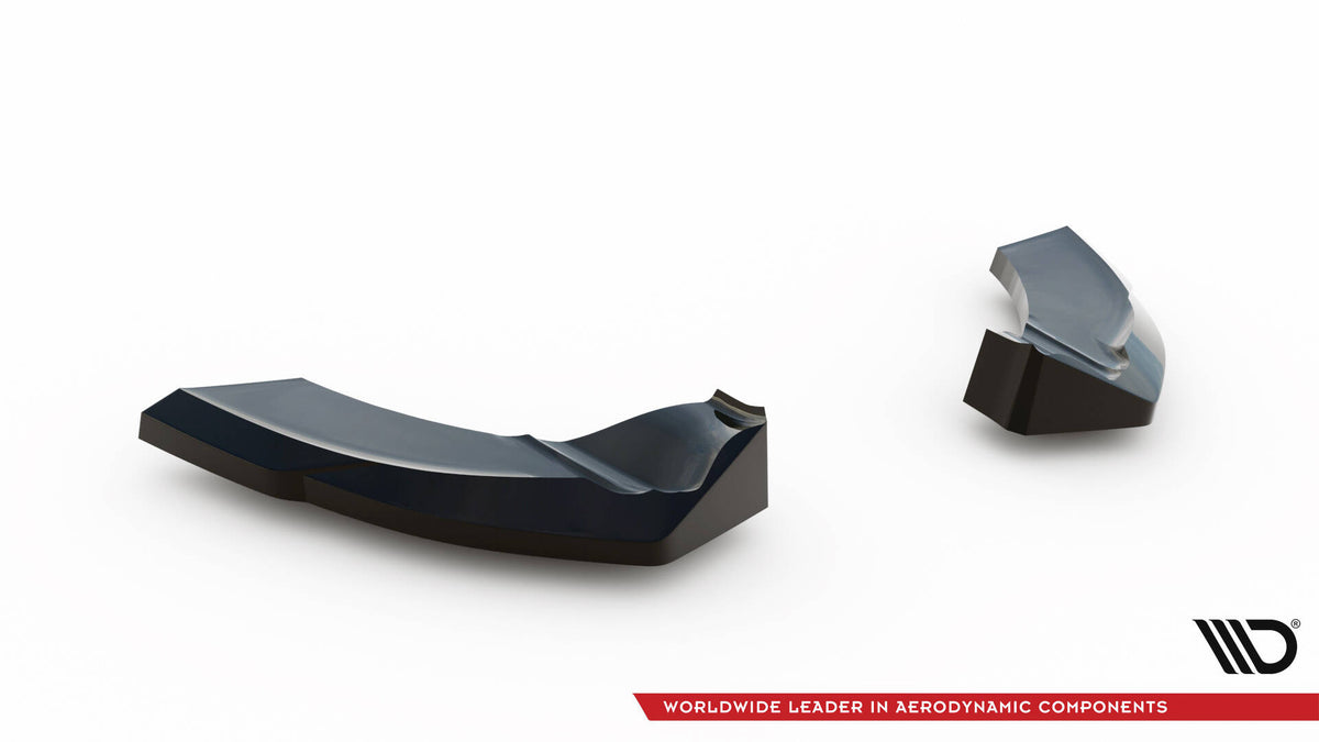 Heck Ansatz Flaps Diffusor passend für Hyundai Veloster N Mk2 schwarz Hochglanz – Ansicht 5