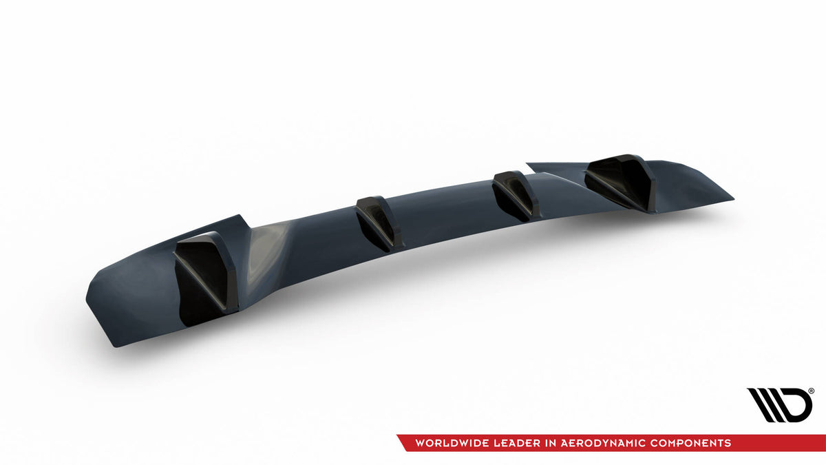 Diffusor Heck Ansatz passend für Mercedes-AMG GT / GT S C190 Facelift schwarz Hochglanz – Ansicht 5