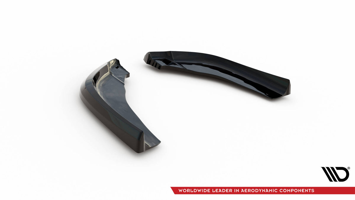 Heck Ansatz Flaps Diffusor V.1 passend für1 BMW 1er M-Paket / M135i F40 schwarz Hochglanz – Ansicht 6