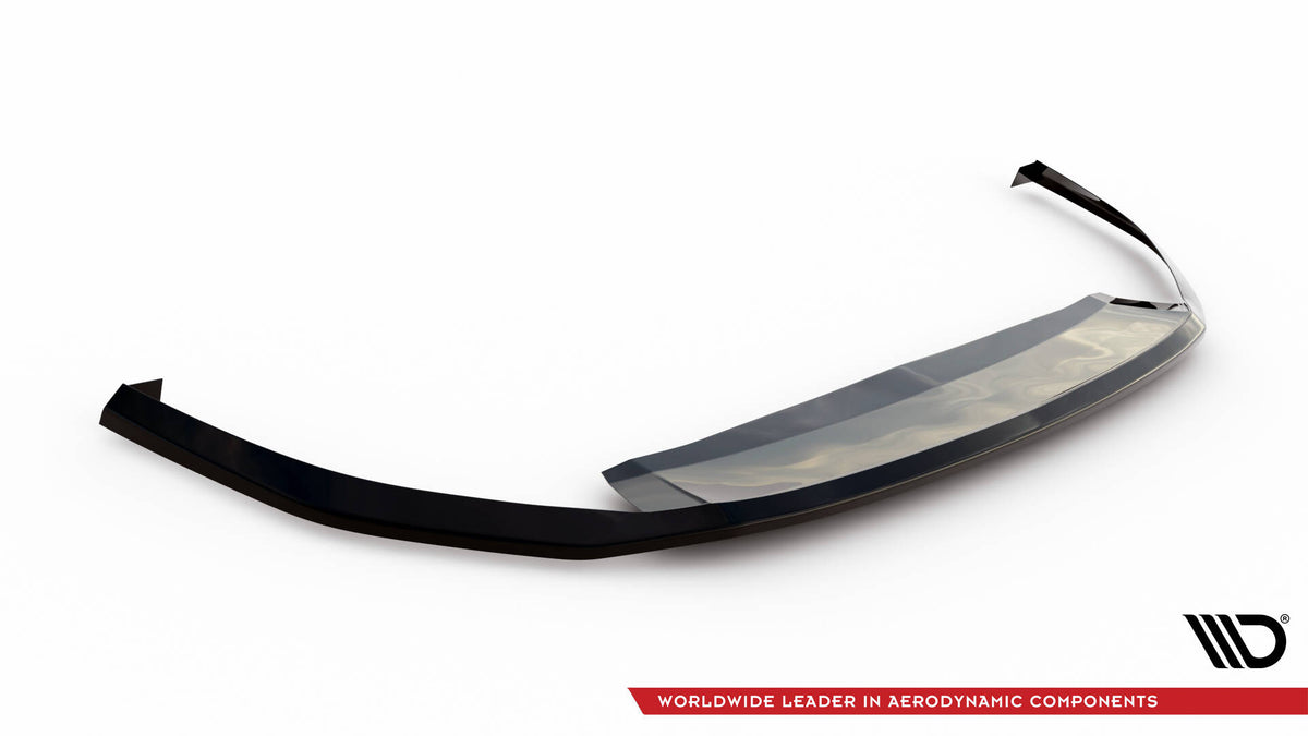 Street+ Spoilerlippe Front Ansatz V.7 passend für VW Golf GTI / GTE / GTD / R-Line Mk8 schwarz Hochglanz – Ansicht 5