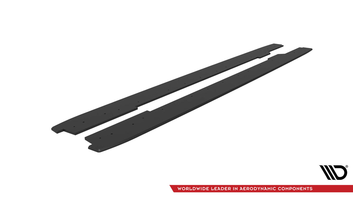 Street Pro Street+ Seitenschweller Leisten passend für Audi A5 / A5 S-Line / S5 Coupe / Cabrio 8T / 8T Facelift – Ansicht 6