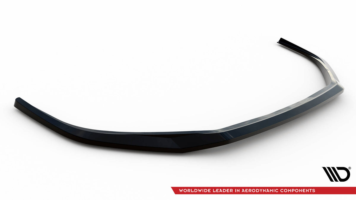 Street+ Spoilerlippe Front Ansatz V.1 passend für Lexus ES F Sport Mk7 schwarz Hochglanz – Ansicht 5