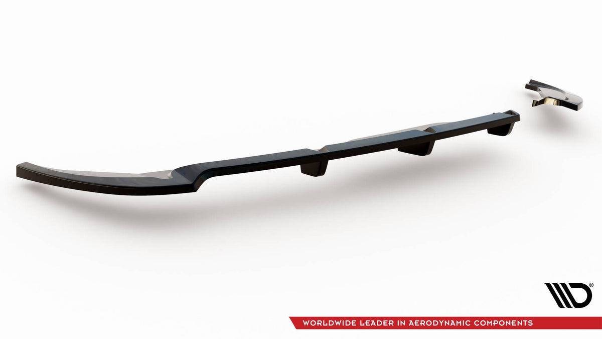 Street+ Mittlerer Diffusor RACE passend für Fiat 500X Sport Mk1 Facelift schwarz Hochglanz – Ansicht 6