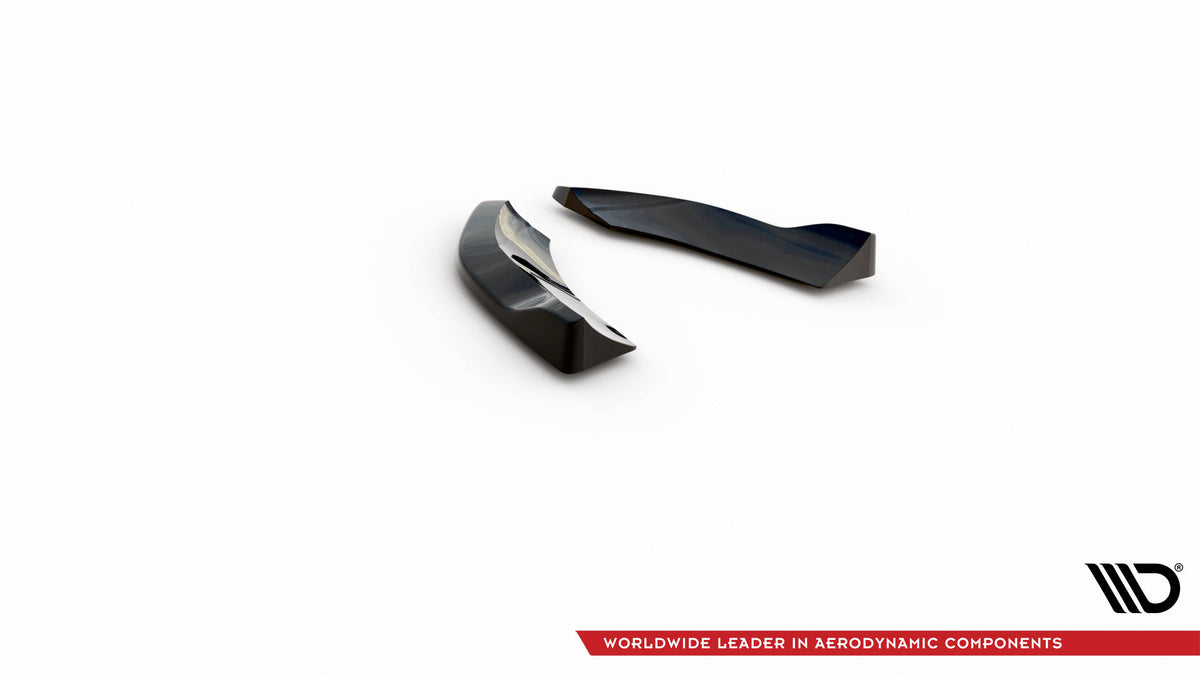 Heck Ansatz Flaps Diffusor V.2 passend für Mini Cooper Clubman John Cooper Works F54 Facelift schwarz Hochglanz – Ansicht 6